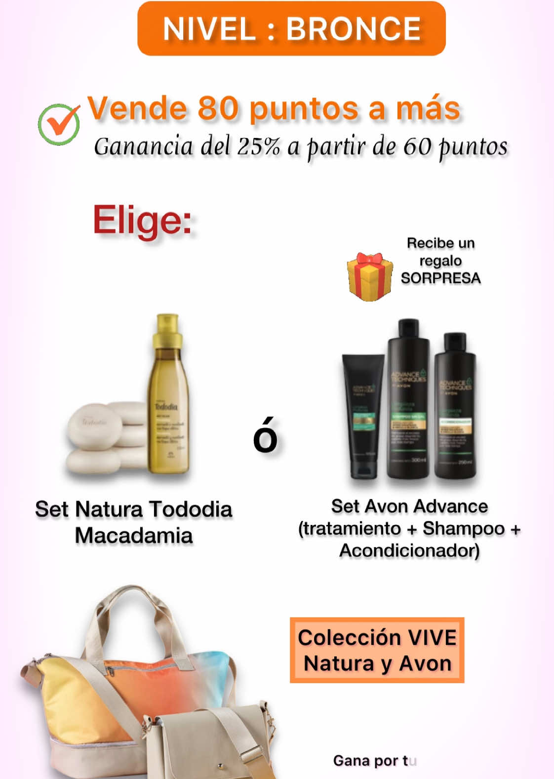 #LiveOutlandish  #ciclo19 Activate Ciclo19 Natura Avon 🧡🩷 PERU 🇵🇪 Gana coleccion VIVE Natura Avon + regalo sorpresa por cada franja🤩 #activateciclo19  #vivenaturaavon #productos #NaturaAvon #emprendedores #inscripcionesabiertas #liderdenegociosnatura #NaturaAvonemprendedores #minegocionaturaavon 