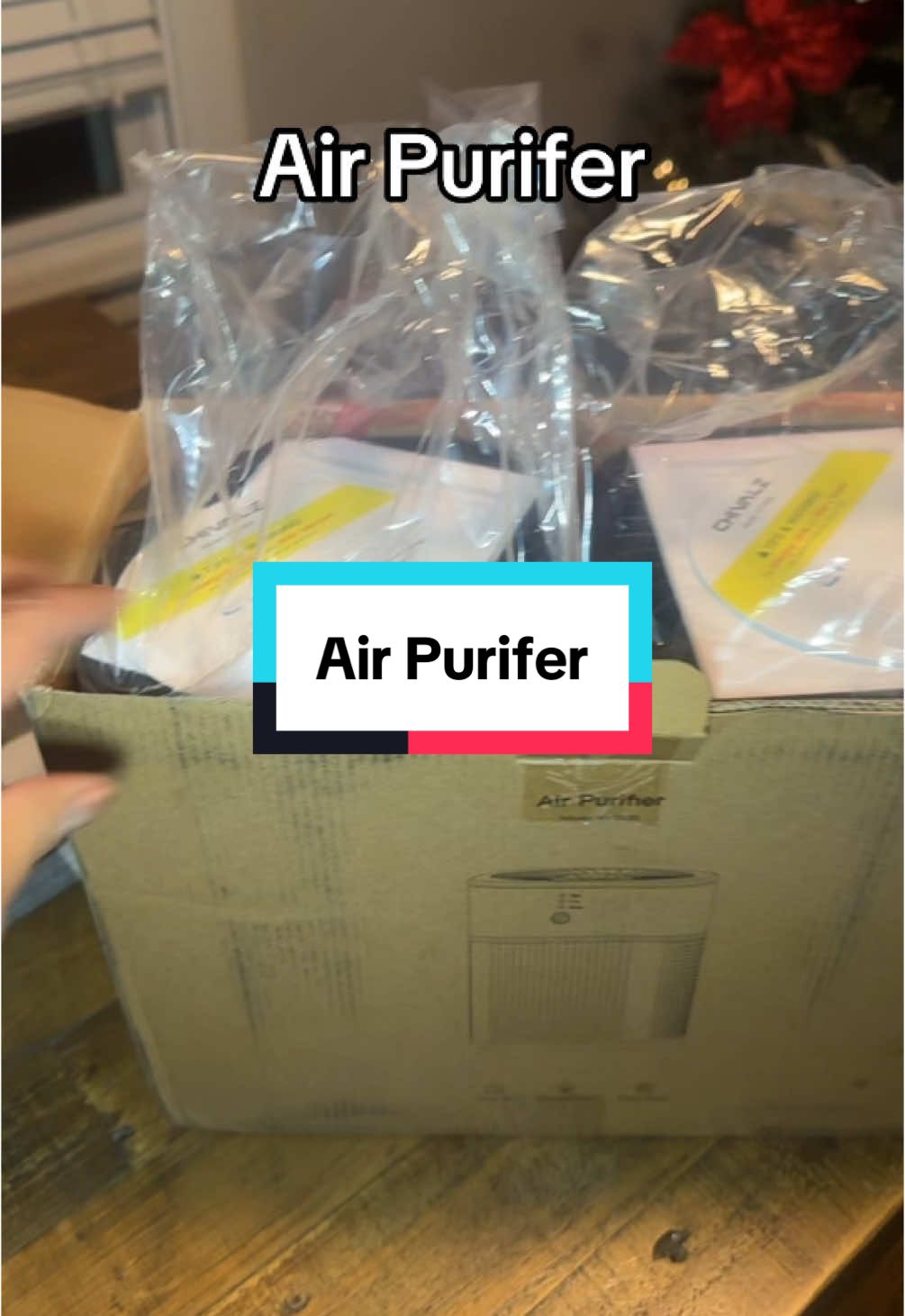 Not only do you get one but you get two air purifers. Much needed now that its winter and we have the furnaces running. #airpurifier #aromatherapy #sleepmode #breathe 