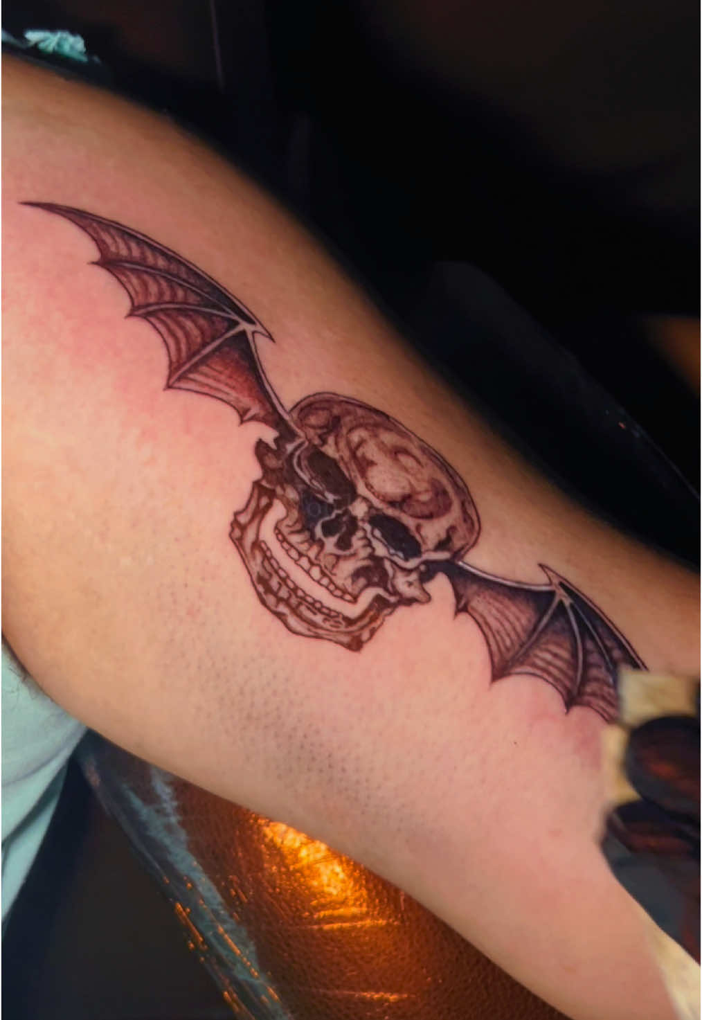 Thanks for trust😇 #avengedsevenfold #a7x #smalltattoo #fyppppppppppppppppppppppp 