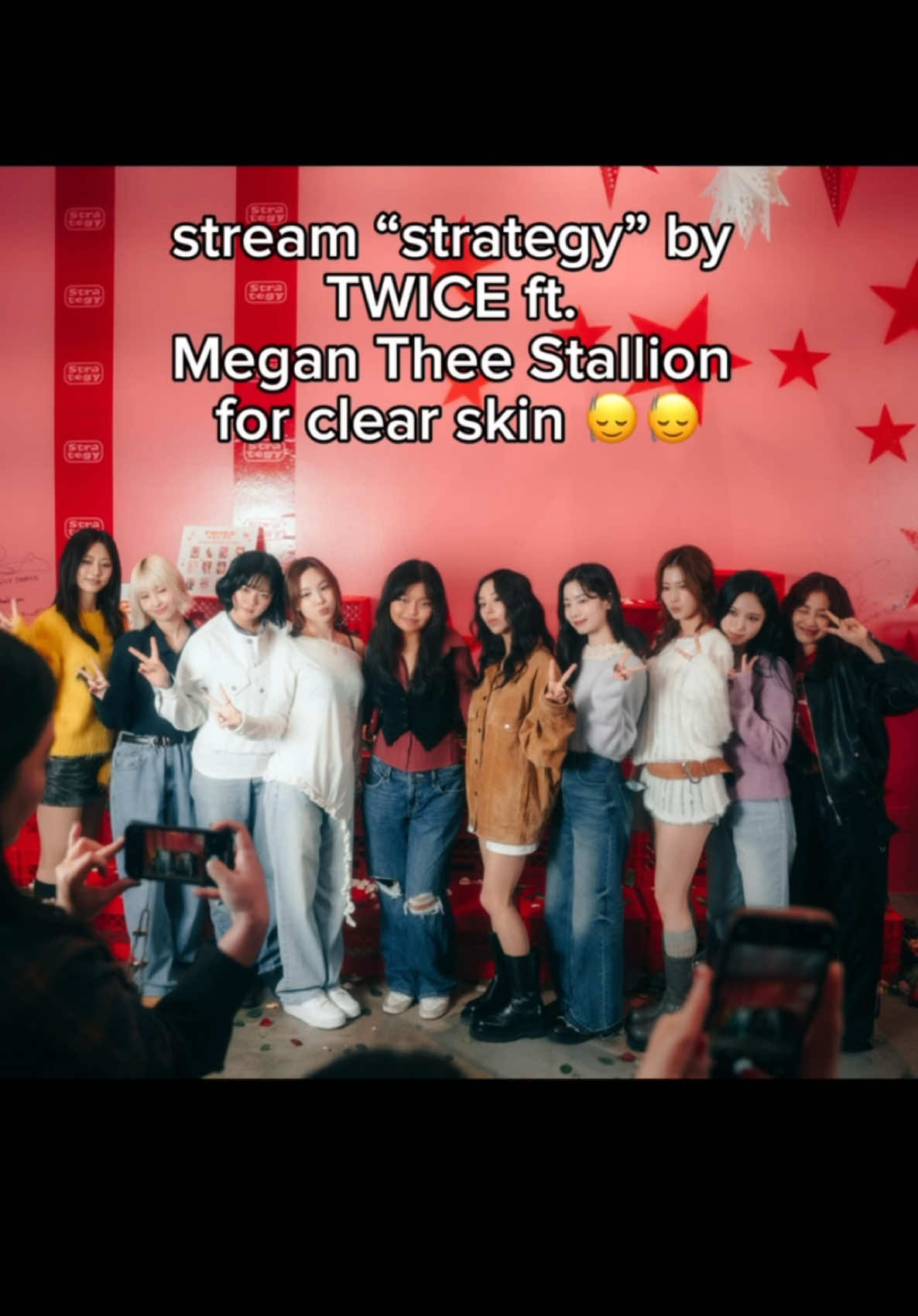 everyone say thank you @TWICE (listen to strategy by TWICE ft Megan Thee Stallion NOWW) 