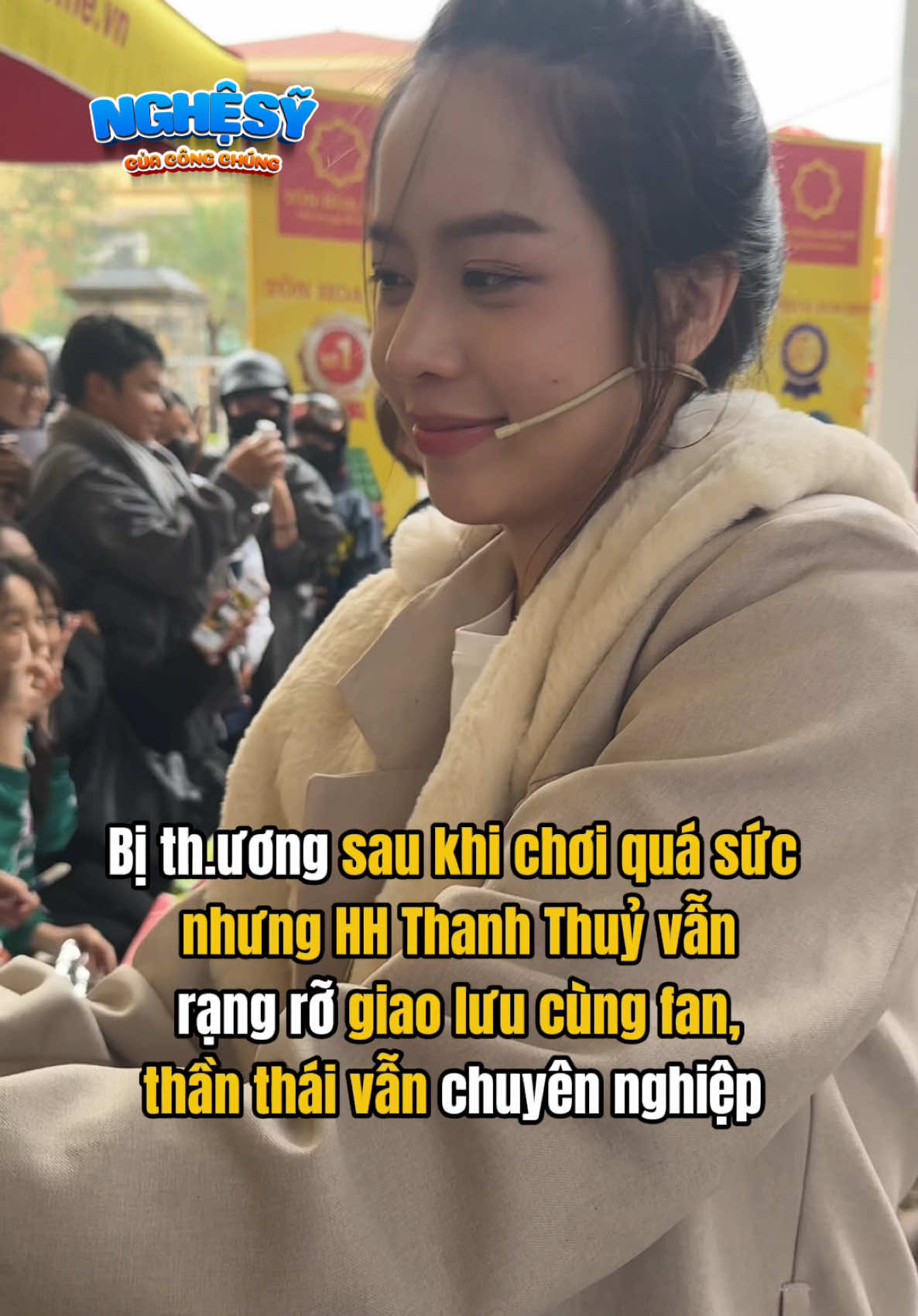 Hoa hậu Thanh Thuỷ vẫn rạng rỡ dù bị đau #maiamgiadinhviet #tiktokgiaitri #nghesycuacongchung #hoasenhome #hoasengroup #tapdoanhoasen #thanhthuy #hoahauthanhthuy 