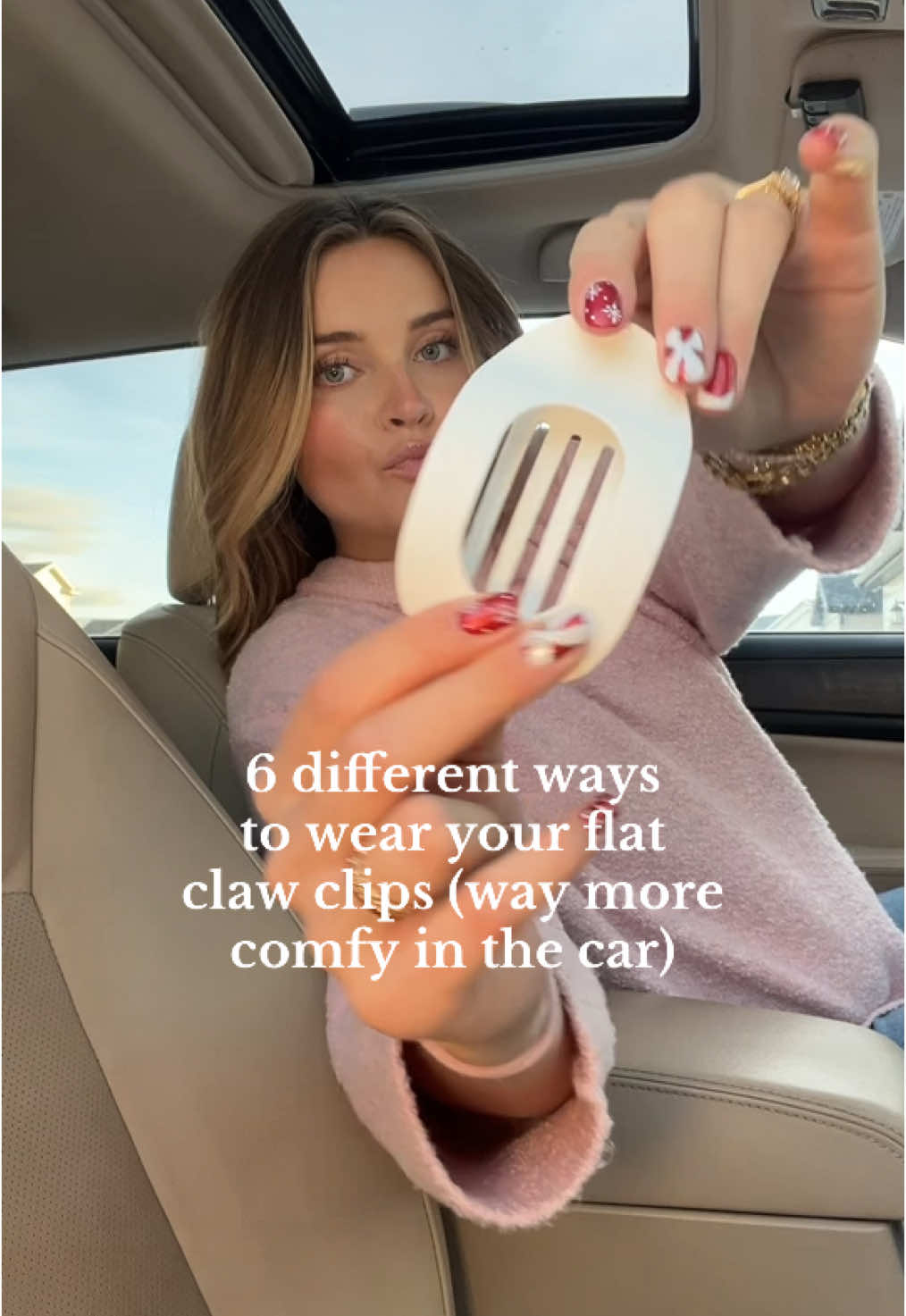 Finally trying these out after seeing them everywhere! What do we think? I saw @olivia dayton wearing hers in her car & it looked so cute! #clawcliphairstyles #clawclip #hairhacks #clawcliphack #hairstyle 