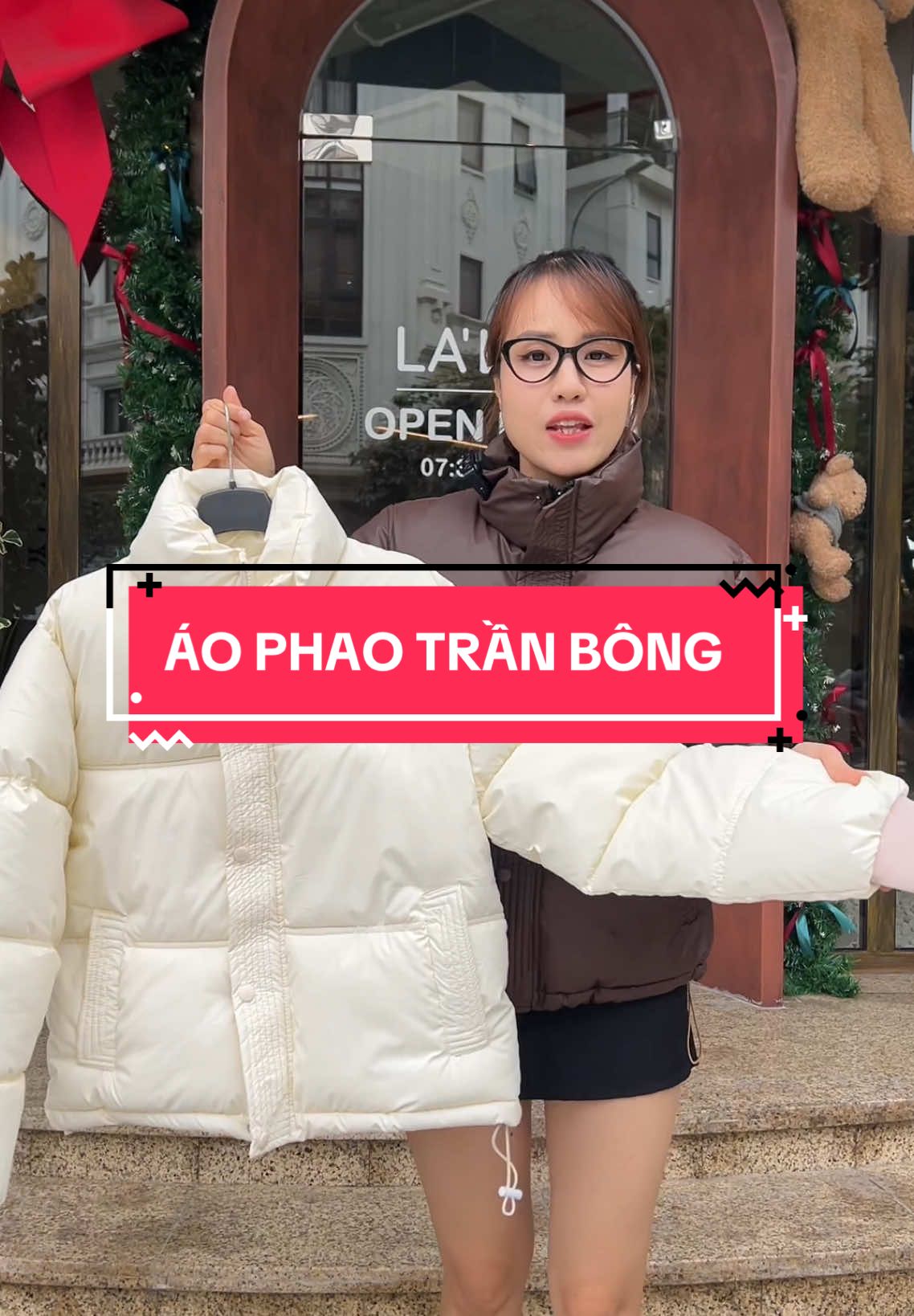 Áo khoác phao trần bông dày dặn #hienhifany #sonnetgroup #aokhoacphao #aophaoda #aophaotranbong 