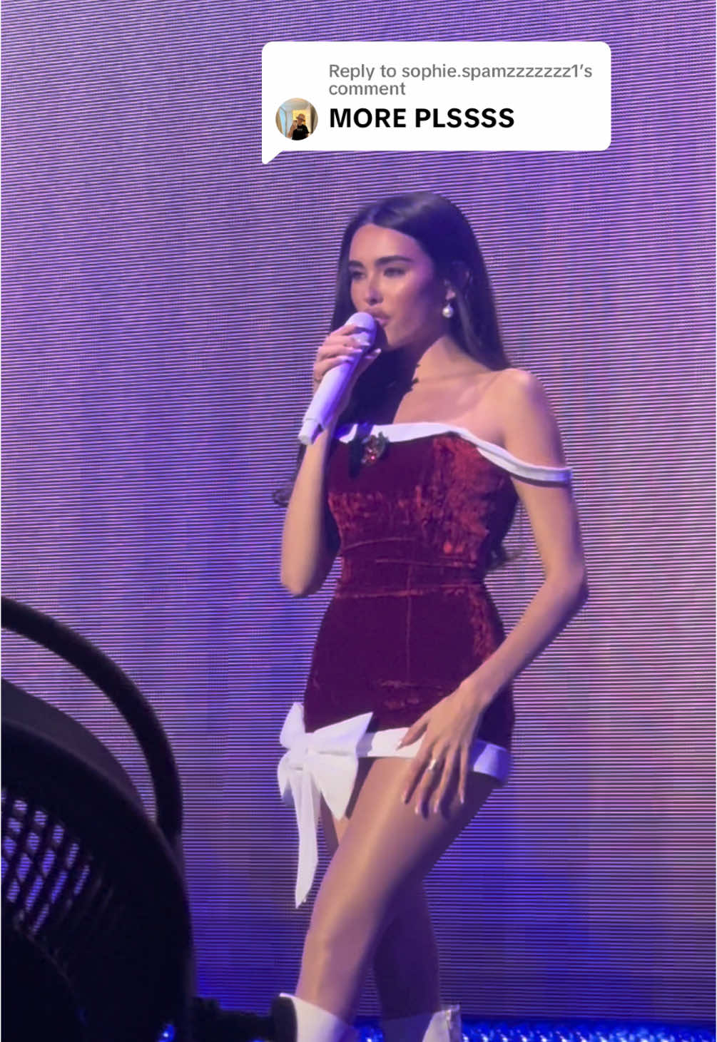 Replying to @sophie.spamzzzzzzz1 we gotchu ♥️ #MadisonBeer at  #Z100JingleBall 🎄 #iHeartJingleBall2024