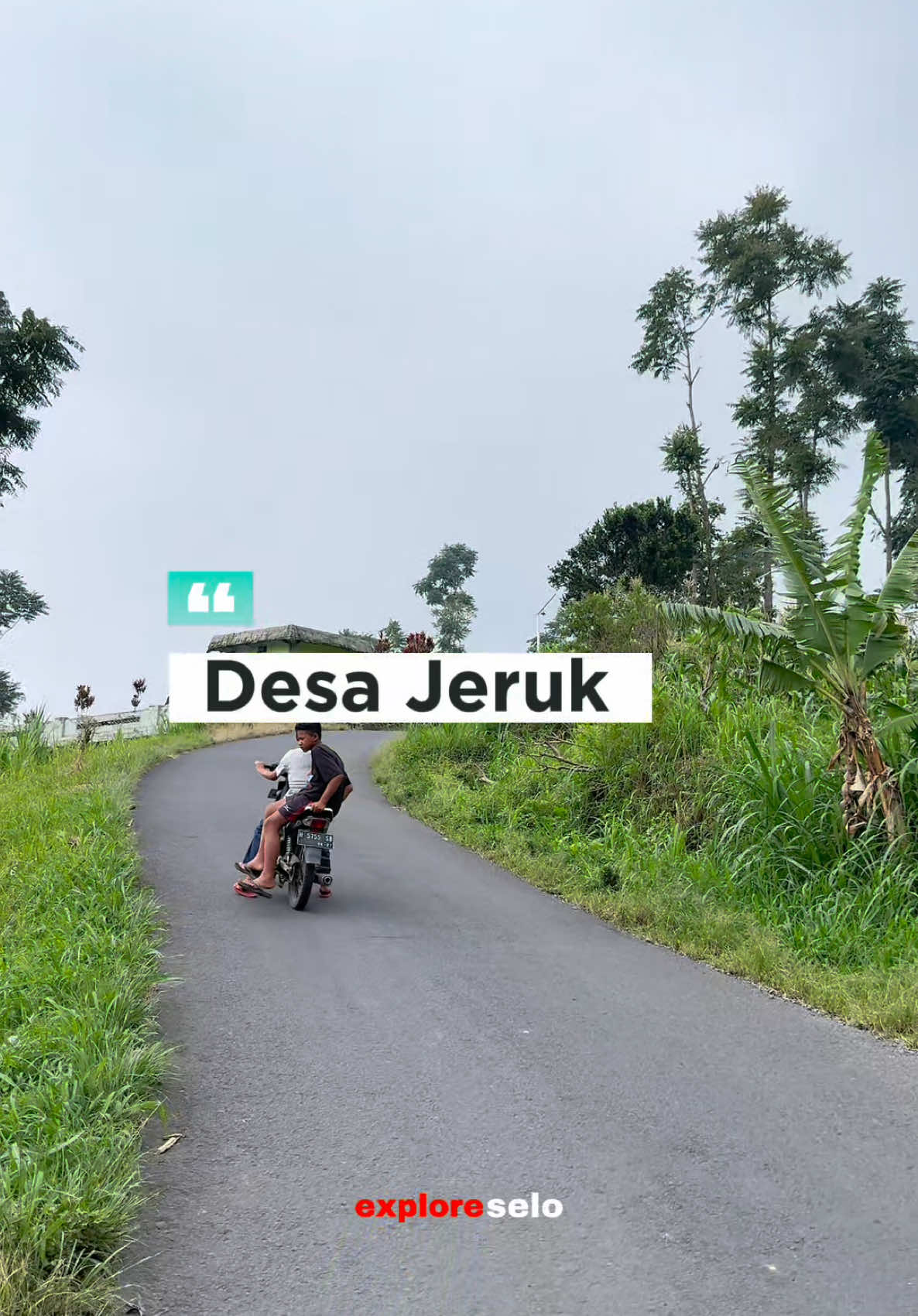 Tujuanmu kemana saat melewati jalan ini? #fyp #exploreselo #selo #desajeruk #dolanselo #seloboyolali #boyolali 