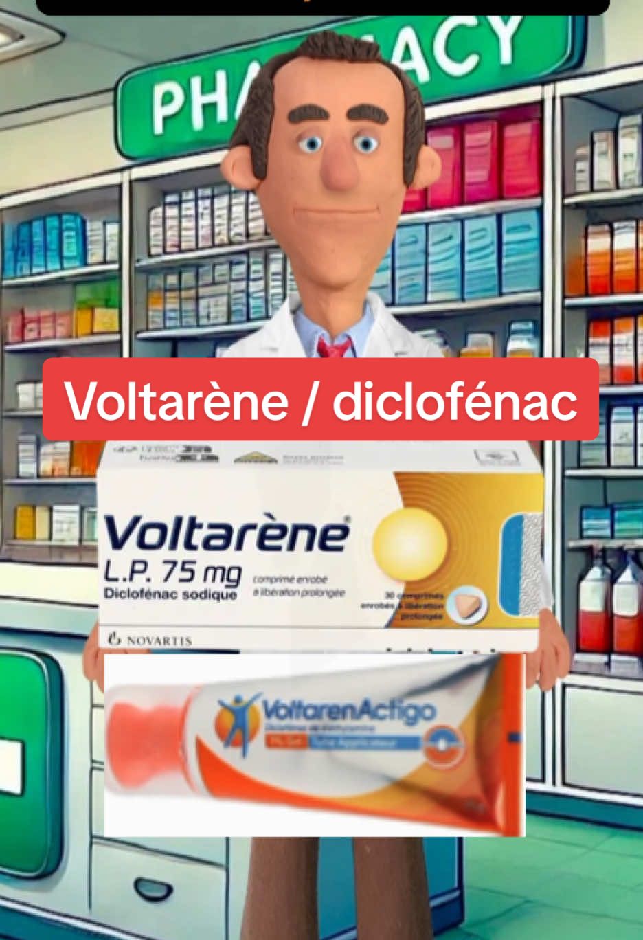 Le voltarène ou diclofénac #pharmacologie #antiinflammatoire #vulgarisation #etudianteinfirmière #ifsi #etudiantmedecine