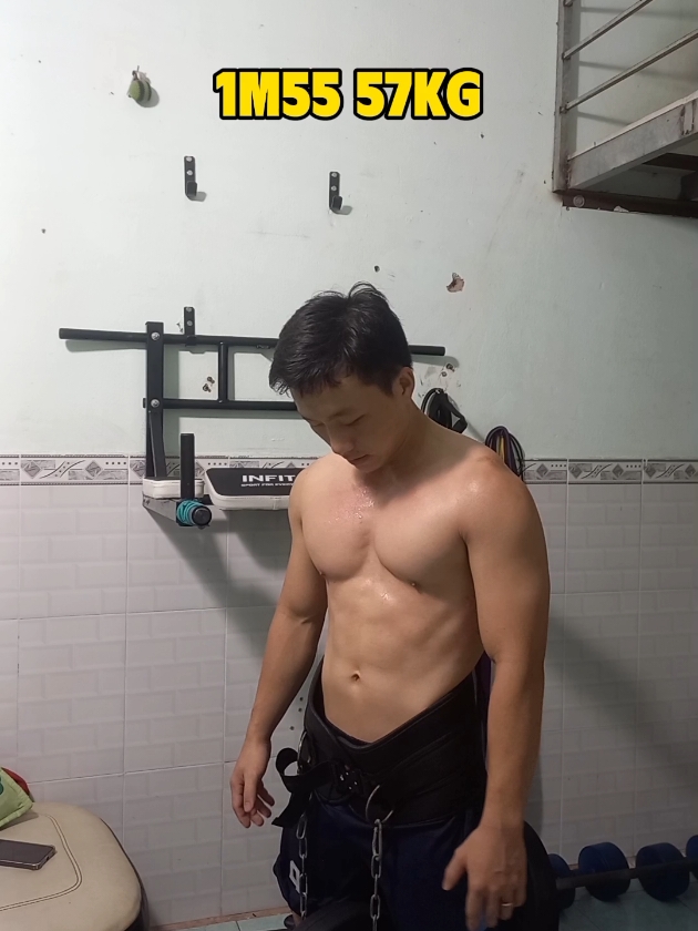 Cân nặng và chiều cao hiện tại của mình #gym #workout #calisthenics #seochinh