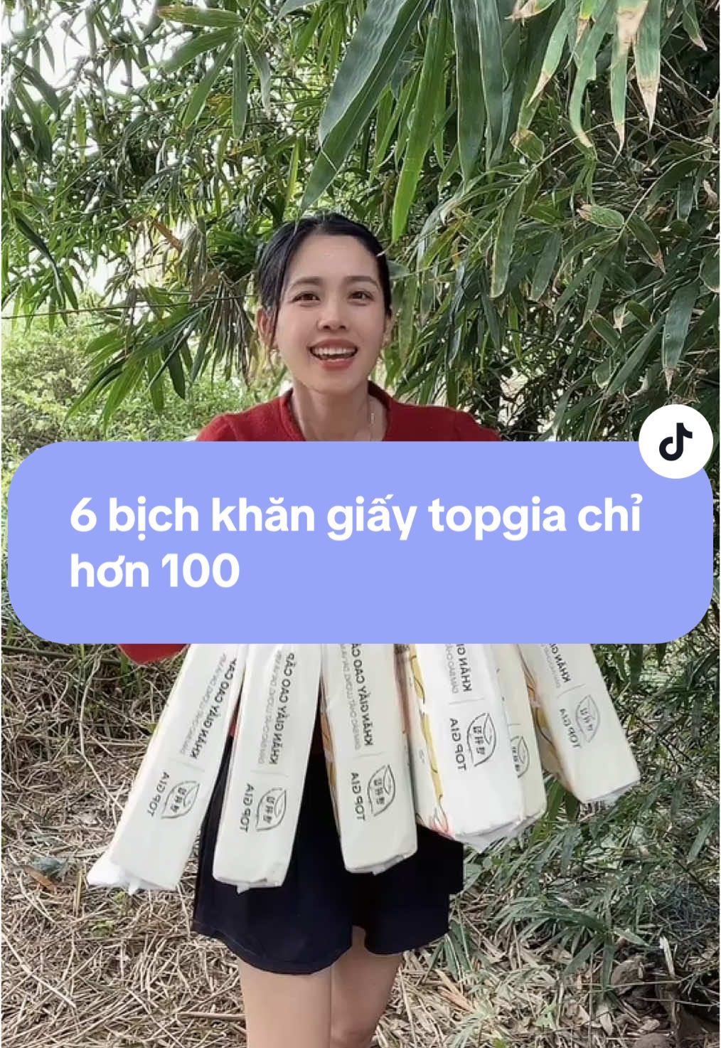 Combo 6 bịch khawn giấy topgia chỉ hơn 100 cành#tuongvy69 #nhacuadoisong #khangiaytopgia #khangiay 