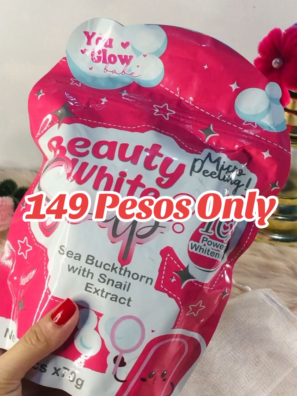 149 Pesos Only 🥰🫧🧼 Beauty White Soap By You Glow Babe with Free Meshnet 😍 #fypシ゚viral🖤tiktok #whitening #whiteningsoap #youglowbabe #soap #trendingsoap #tiktok #tiktoksoap #effective #tiktok #tiktokviral #tiktoktrending #trendingvideo #trending #trends #viral #viral?videotiktok😇😇 #tiktokaffiliate #fyp #foryou #foryoupage #foryoupageofficiall #FYP #fyptrending 