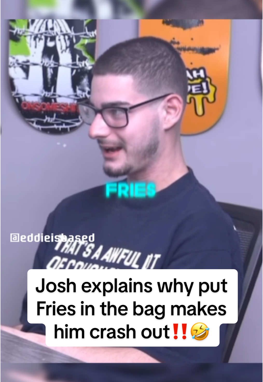 Worldoftshirts explains the orgin story of put the fries in the bag‼️😂 @Joshua Block #fyp #fries🍟 #viral #douglasskates #meme #fish #podcast #luxembourg 