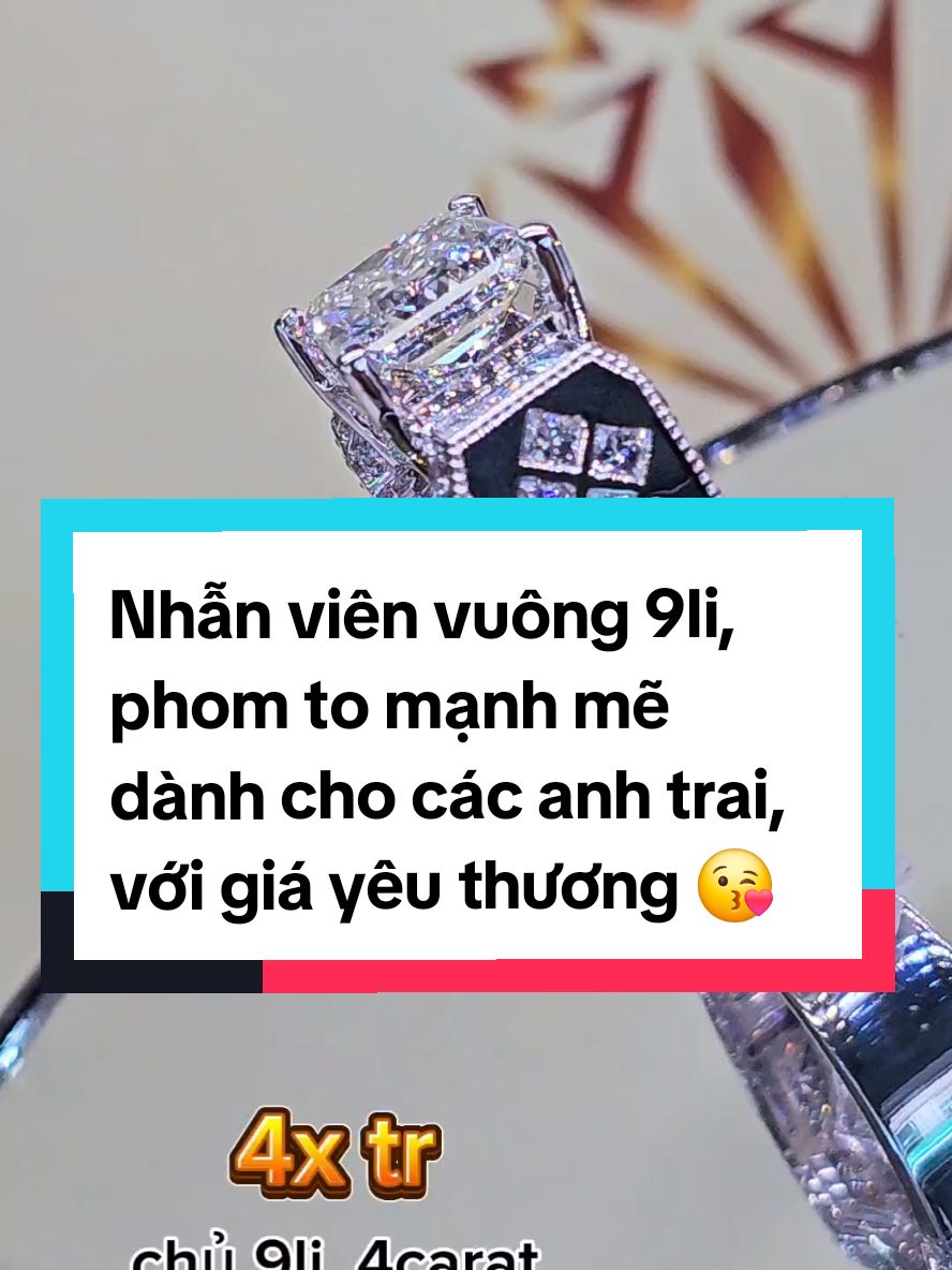 Mãnh mẽ ai bằng👍👍👍#jewelry #trangsuckimcuong #nhannamkimcuong #nhankimcuonglab #nhansale 