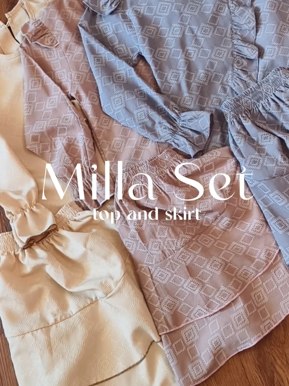 Stay stylish and elegant with the Milla set, now available with a skirt! Choose your favorite and add a touch of elegance to your look! 💛✨ #fyp #fypp #fypppppppppppppp #outfitanakcewek #outfitkids #bajuanak #outfitanak #ootdanak #dressanak #outfitanakperempuan #ootdkidsfashion #ootdkids #outfitkidsstyle 