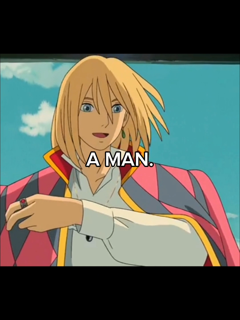A MAN #ghibli #studioghibli #studioghiblifilms #howlsmovingcastle #howl #aman #pourtoi #fyp 