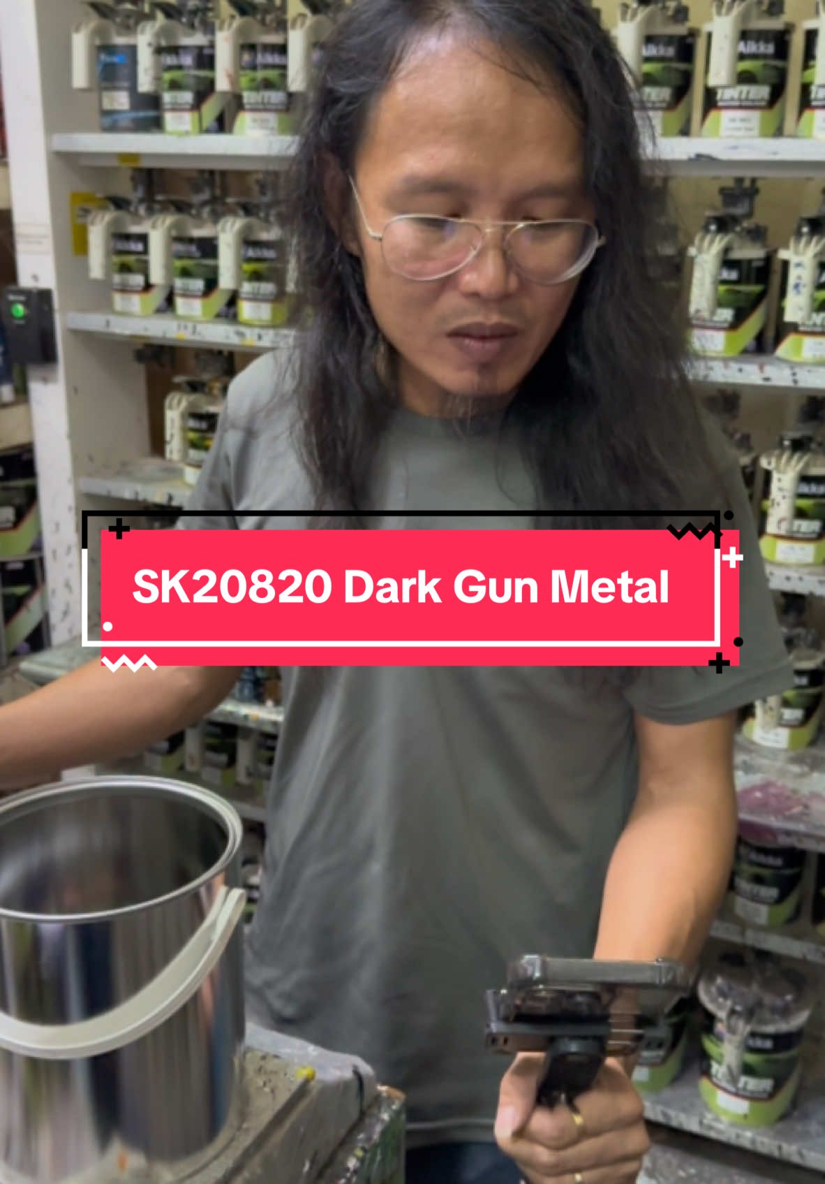 Thanks bro, Aikka SK20820 Dark Gun Metal Sportrim CE28 #kedaicat #fyp