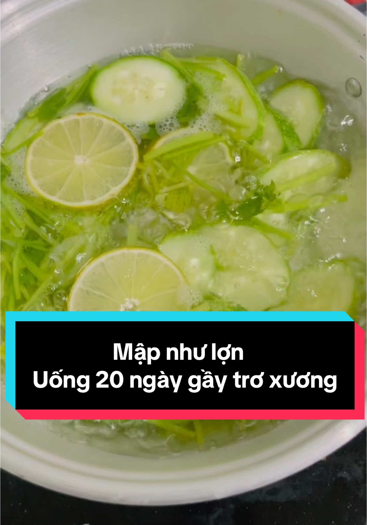 Uống 20 ngày gầy trơ xương#giamcankhoahoc #sieteogiammobung #bôtgaolutgiamcan_như_ý_ny #doanhbotgaolut 