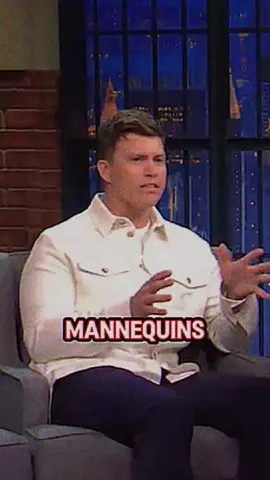 Colin Jost on mannequins nowwadays 😂 #colinjost #fyp #celebrityjepordary