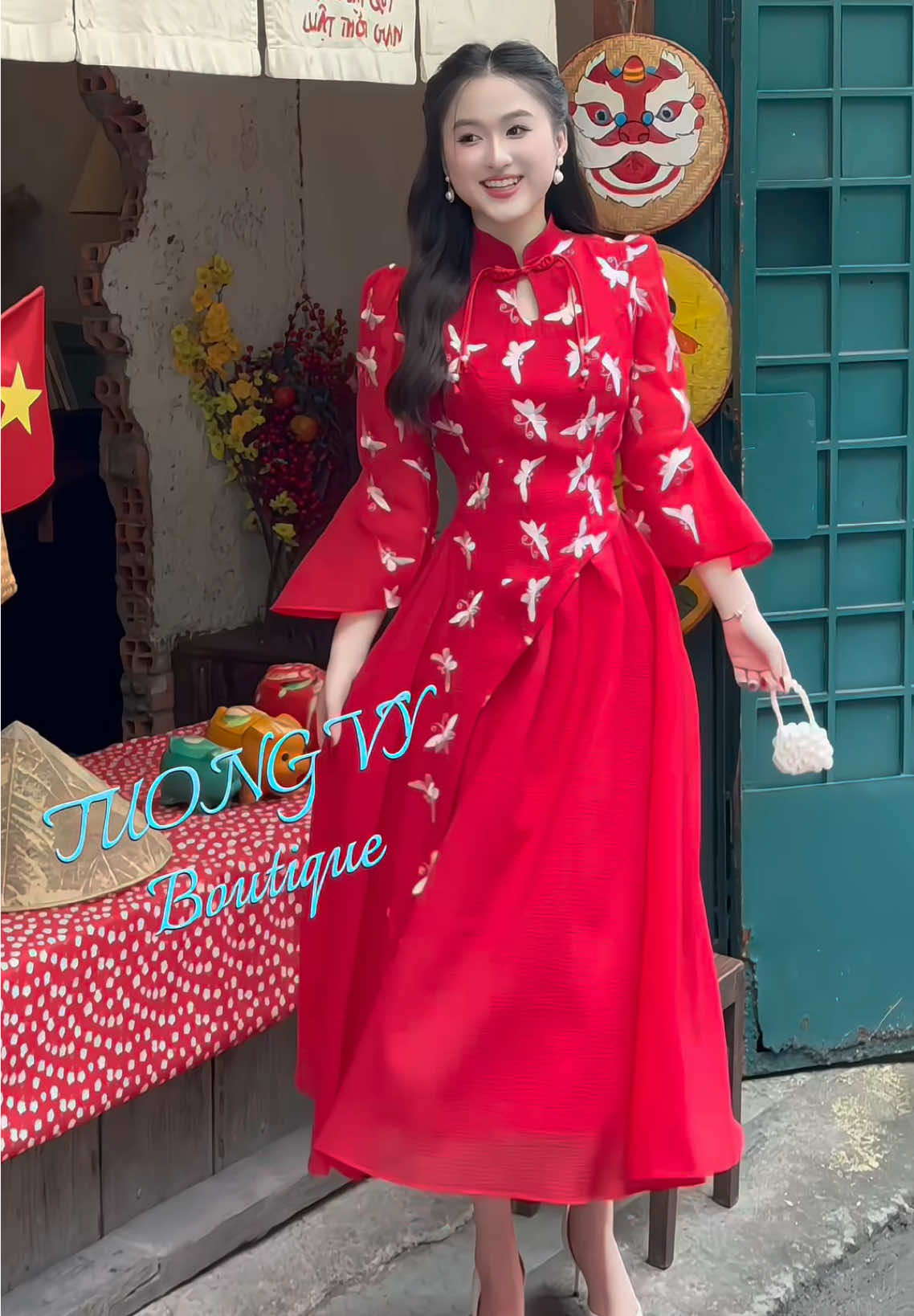 Vừa kín vừa sang 💃💃💃#tuongvy98 #vaydutiecsangchanh #suonxam #vayxinh #vaydangdai 