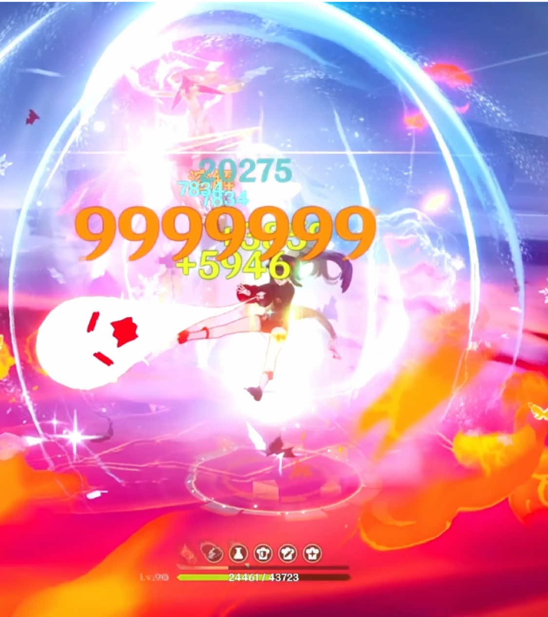 c0(c1) max damage!  thanks for the perfect rotation🥰@すだ  #原神 #GenshinImpact #hoyocreators #胡桃 #hutao 