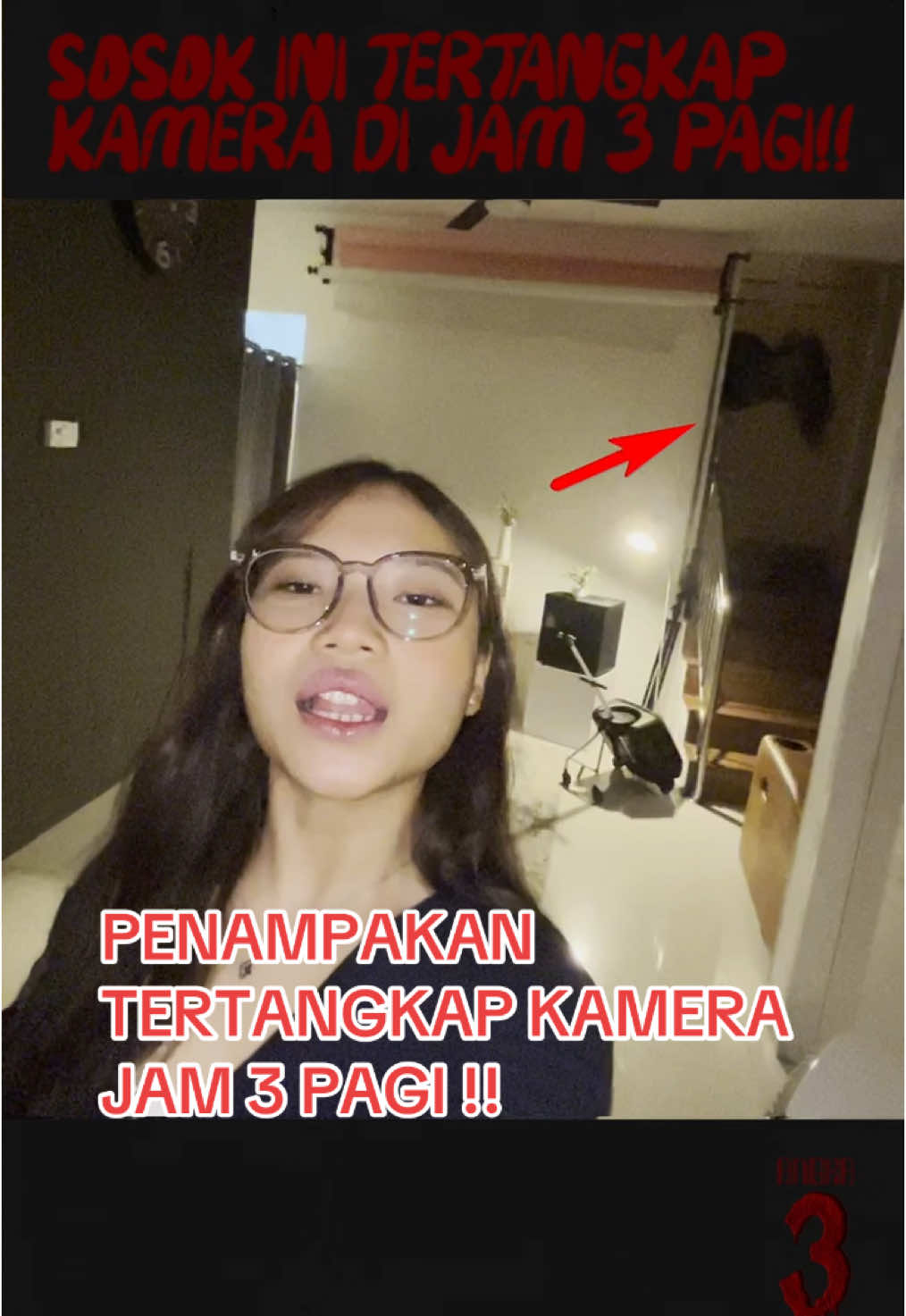 WANITA INI DIKEJUTKAN DENGAN PANAMPAKAN SAAT BERADA DI DAPUR!! #horor #kejadianhorror #setan #hantu #penampakan #rumahangker 