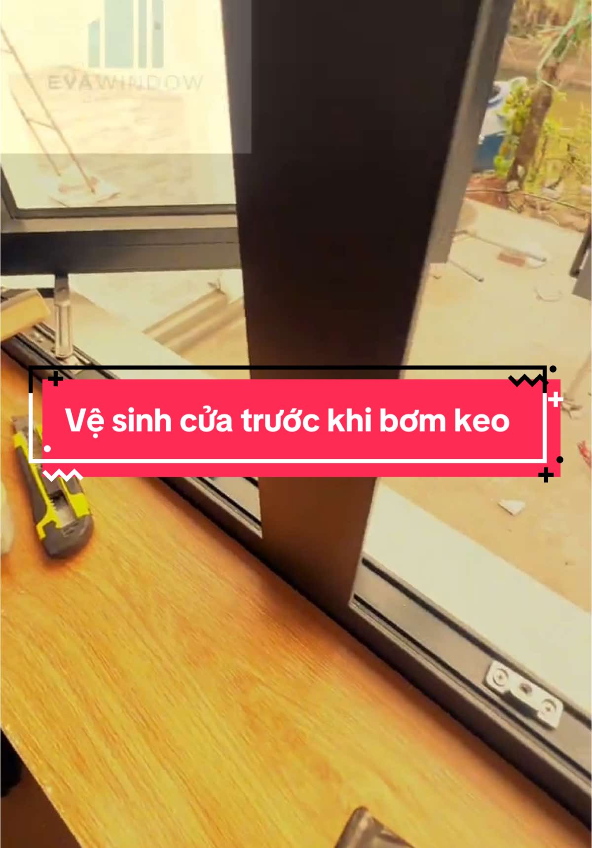 Vệ sinh sạch sẽ bơm keo nó mới bám#thicongcuanhomkinh #nhomxingfanhapkhau #kinlongchinhhang #draho #tuantimo94 