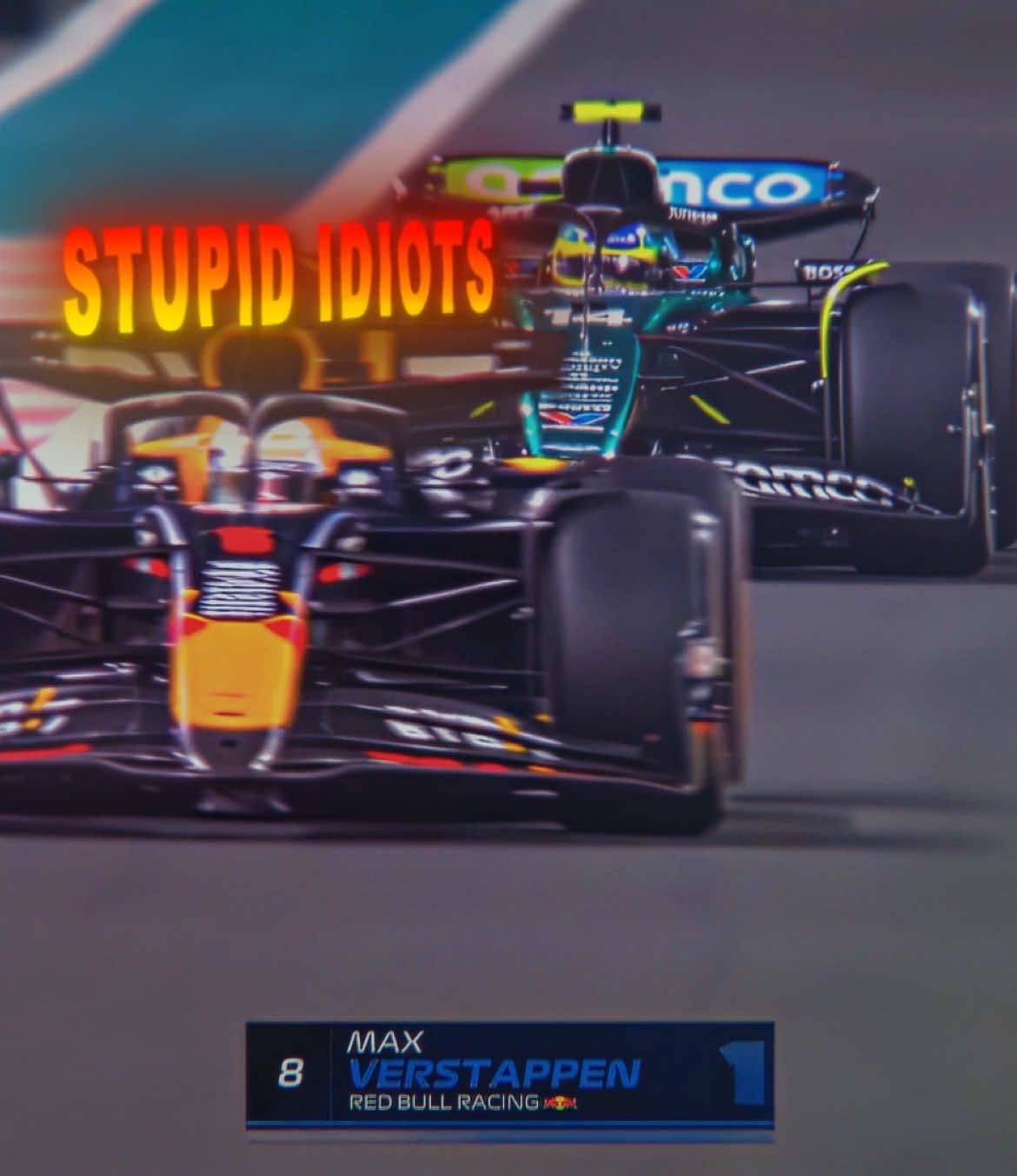 lil bro had flashbacks💀 #maxverstappen #f1 #viraledit  (ib:@noel⁵)