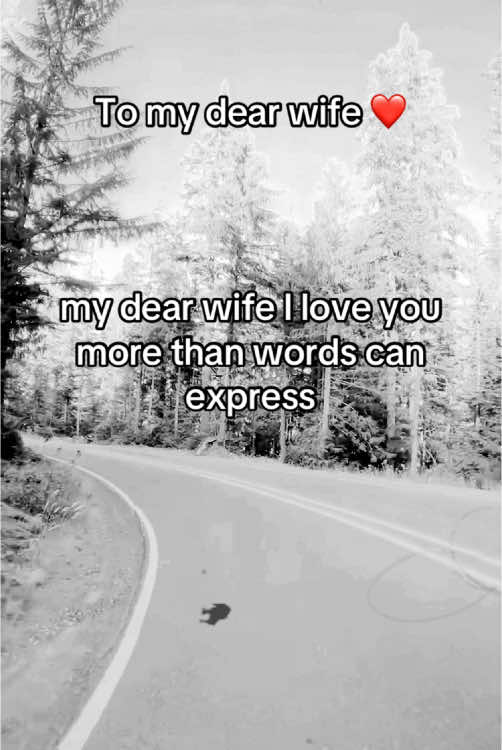 To my dear wife ❤️ #loveyou #mywife #couple #couplelove #couplegoals #lovequotes #mylove 