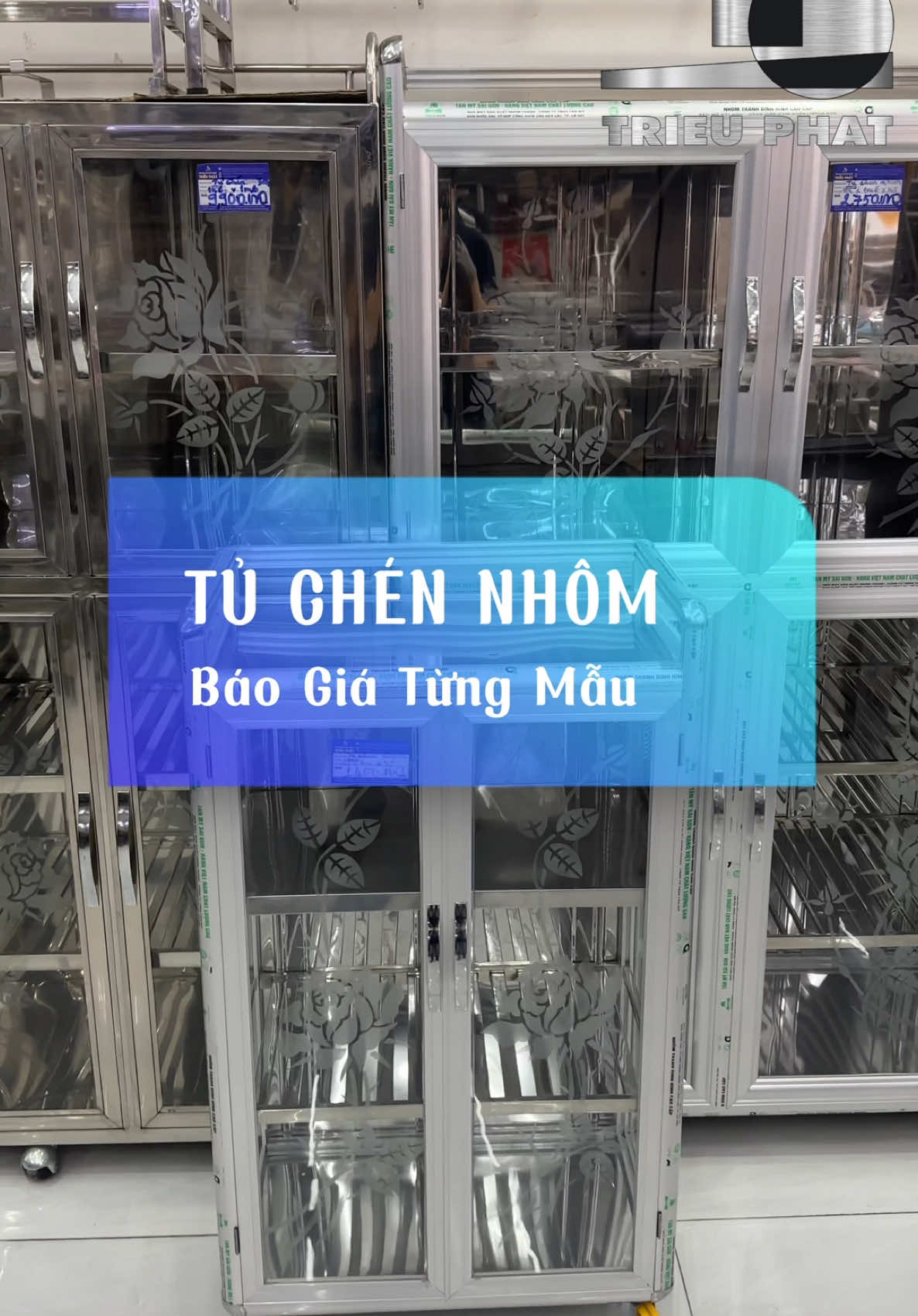 Tủ chén nhôm giá rẻ chất lượng chi tiết từng kích cỡ 😍  #InoxTrieuPhat  #InoxCanTho #NoithatgiadungTrieuphat #Noithatgiadungcantho #Inox304Trieuphat #inox304cantho #Inox304giacong #inoxgiarechatluong