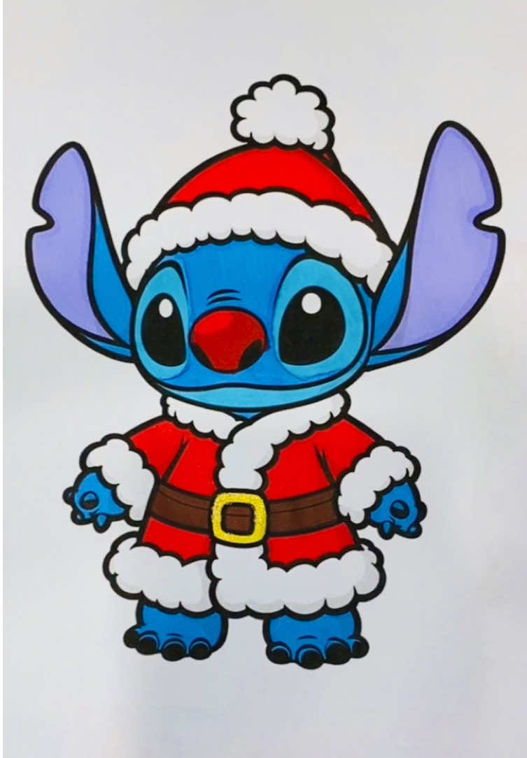 Stitch de natal 🎄🎄🎄🪅… #foryoupage #colorindo #foryou #satisfatorio #satisfying #asmr #kawaii #cute #stitch #natal #christmas #navidad 