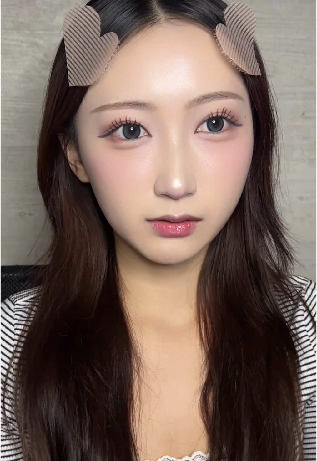 決めポーズ忘れてた🌟 #韓国メイク #韓国コスメ #中華メイク #ワンホンメイク #makeuptutorial #makeup #koreangirls #koreanmakeup 