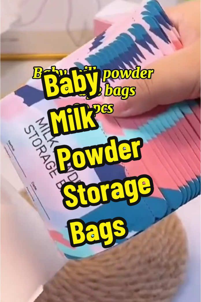 Baby milk powder storage bags #30 pcs per pack #leak proof bag #disposable #ideal for travelling with baby #jimat ruang #mudah bawa # 