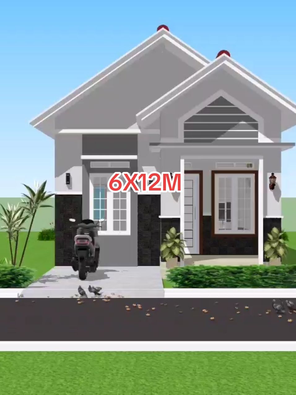 Rumah Minimalis 6x12 Meter  #housedesign #rumahidaman #rumah #rumahminimalis #rumahmilenial #rumahestetik #rumahimpian #desainrumah #desainrumahminimalis #denah #tkijepang🇯🇵 #tkimalaysia🇲🇾🇮🇩 #tkitaiwan🇹🇼 #tkihongkong🇭🇰🇮🇩 #tkikorea🇰🇷🇮🇩 #fypシ #fypdongggggggg #fypシ゚viral 