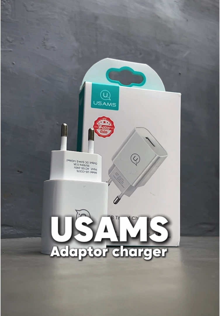 Wall charger sudah fast charger untuk hp kamu yang memiliki cjip protection jadi sudah anti panas #wallcharger #kepalacharger #fastcharging #usams #usamsfastcharger #anggisetya 