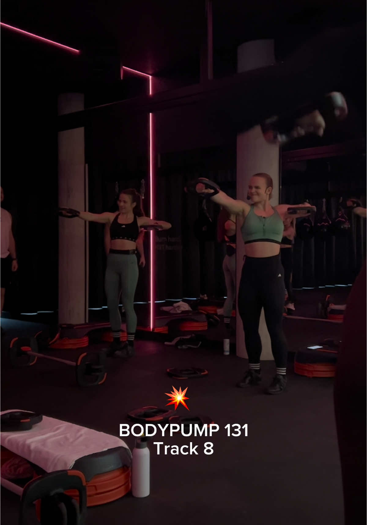 BODYPUMP 131 comin in hot❤️‍🔥 #bodypump #lesmills #power #shoulders @Les Mills Nordic 