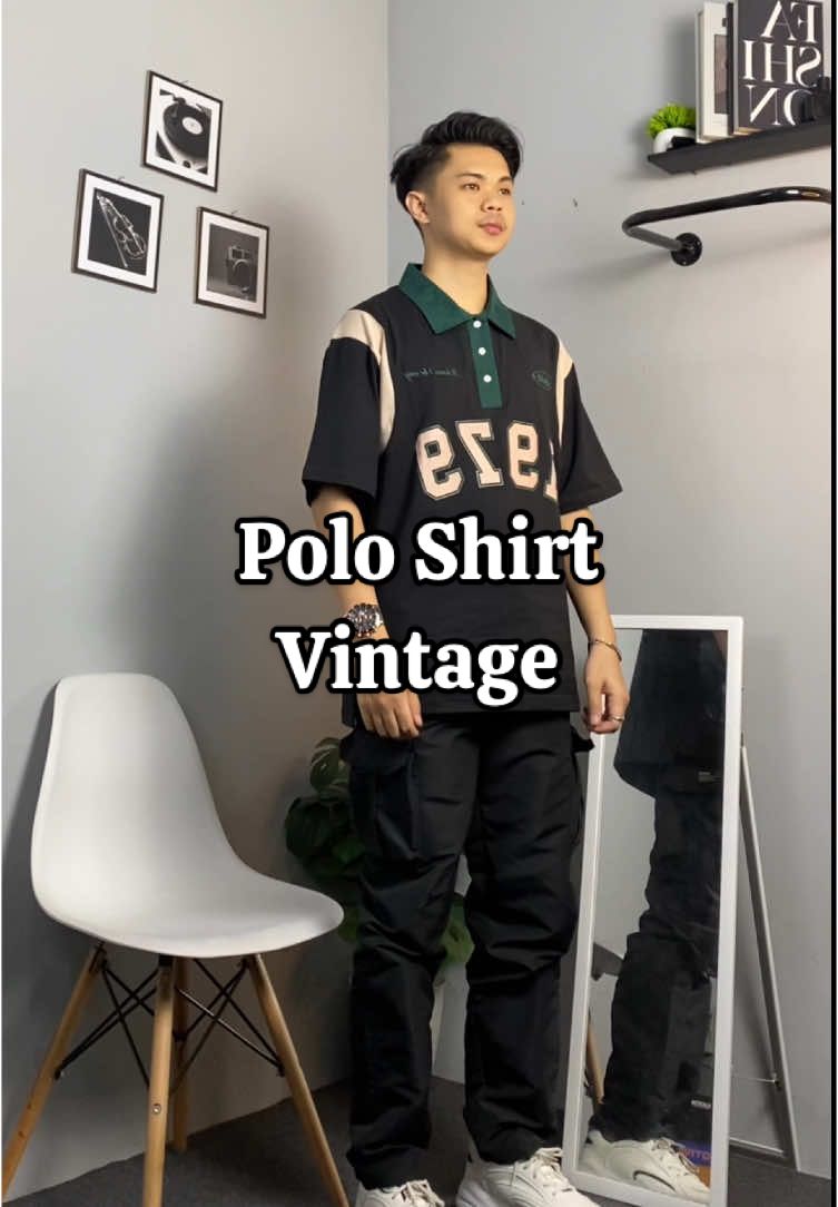 Rekomendasi Polo Shirt Vintage keren. Bahan adem, lembut dan tebal👌🏻 #poloshirt #kaospolo #rekomendasikaos #outfit #rekomendasioutfit #outfitideas #fashiontiktok #OOTD 