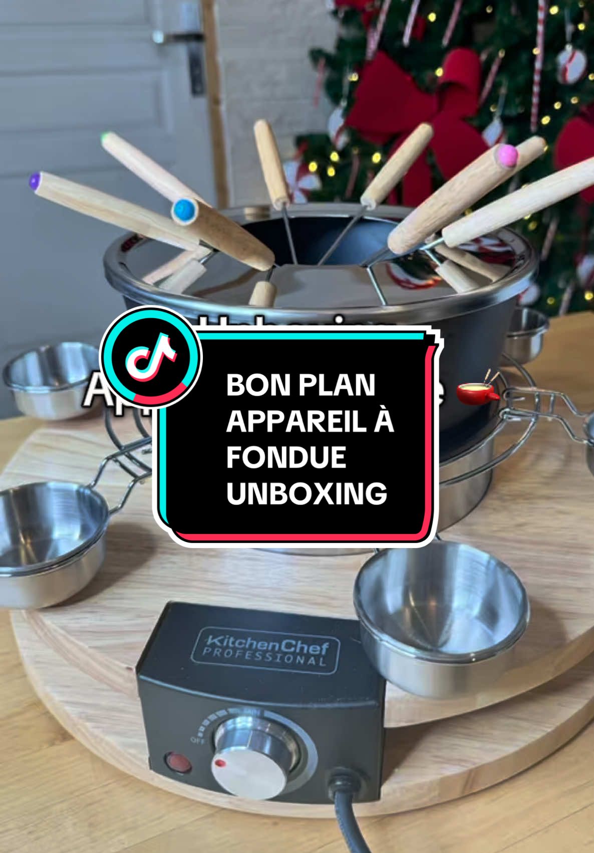 UNBOXING APPAREIL À FONDUE 🫕❄️! 🌟 Bon plan appareil à fondue KitchenChef 8 personnes !   (Ce n’est pas un partenariat ni une collab juste un bon plan)😉    