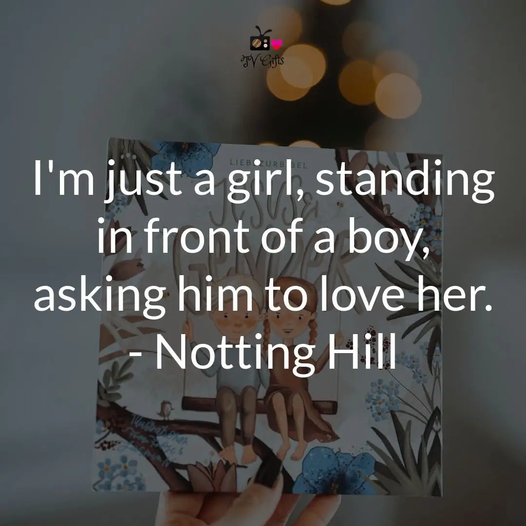 I'm just a girl, standing in front of a boy, asking him to love her. - Notting Hill This heartfelt quote from Notting Hill is all about expressing love, and that's exactly what we do at TV Gifts and Love! We express our love for all things TV and movie-related by bringing you an incredible selection of fan gifts, film collectables, and in-universe replicas. Whether you're a hopeless romantic or a die-hard action fan, we've got something to make your heart flutter. So come on over, and let's celebrate the love of fandom together! #TVGifts #MovieLove #FanGifts #FilmCollectables #InUniverseReplicas