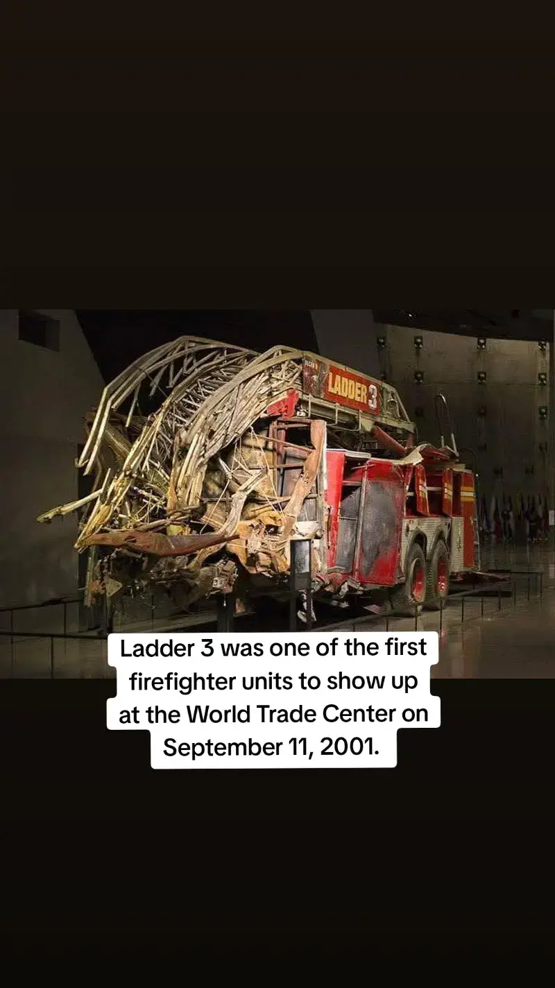 Ladder 3 was one of the first firefighter units to show up at the World Trade Center on September 11, 2001. #fyp #fypシ゚viral #fyppppppppppppppppppppppp #goviral #historylovers #goviralgo #historybuff #historytok #History #hisorytime #foryo #foru #fypシ #foryou 