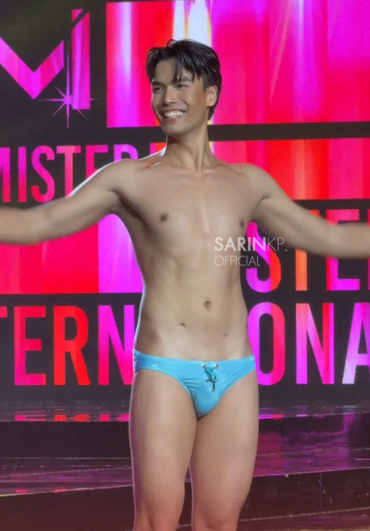 Swimwear Competition of Mister International 2024 : Vietnam 🇻🇳 . #misterinternational  #misterinternational2024  #misterinternationalvietnam  #sarinkp 