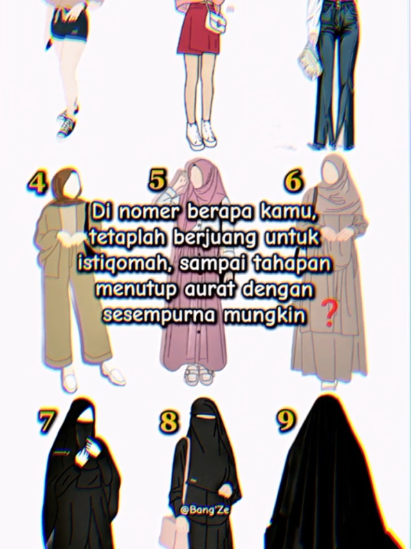 Hayo nomer berapa❓ @🤍 Niken Palupi 🇲🇨  #hijrah_istiqomah #story  #islamic_video #fyptiktokviral 