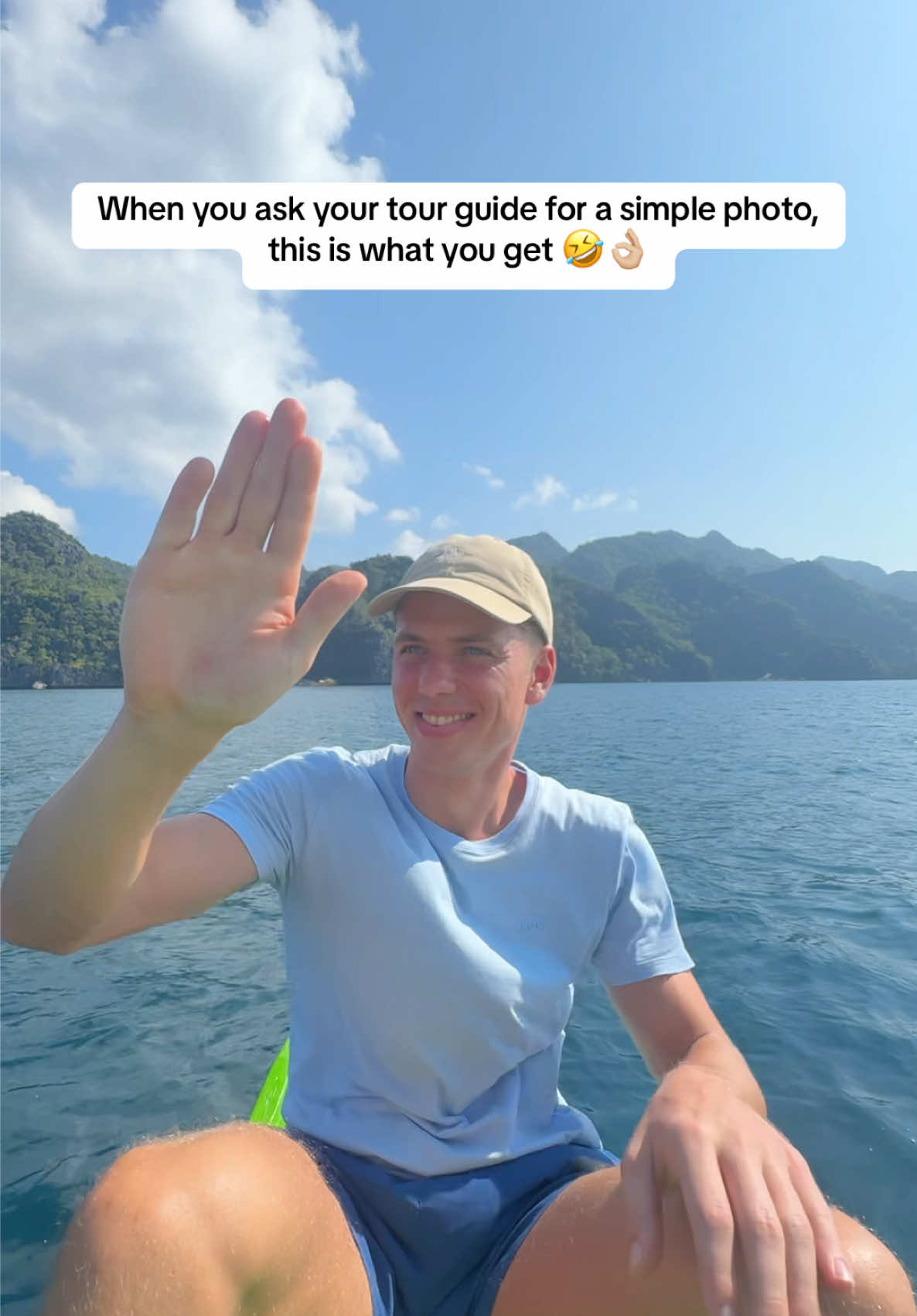 Tour guides in the Philippines have been one of the best part of our trip😍 They are always so funny, kind and ready to help with anything you need. No need to mention their skills in photography and videos 😄🇵🇭 Have you experienced the same during your trip in the Philippines or in any other SEA country? 😇 #philippines #philippinestiktok #philippine #philipines #philippinestravel #philippinestiktokers #elnido #coronphilippines #coron #palawan #view  #tiktokphilippines #tiktokpalawan #travel #traveltiktok #travellifestyle #traveltok #traveltips #traveling #travelbucketlist #viral #video #tiktok #fyp #foryoupage #greek #dutch #dutchgreekduo #couple #travelcouple #backpacking #backpack #asia #travelasia #asian #asiantiktok #backpacker #backpackinglife #southeastasia #southeastasian #sea #seatravel #sparta #thisissparta #funny #funnytiktok #fun #funnymemes #funnyvideo #traveltiktok #greece #europe #europetravel #visitphilippines #solo #solotravel #solotraveler 