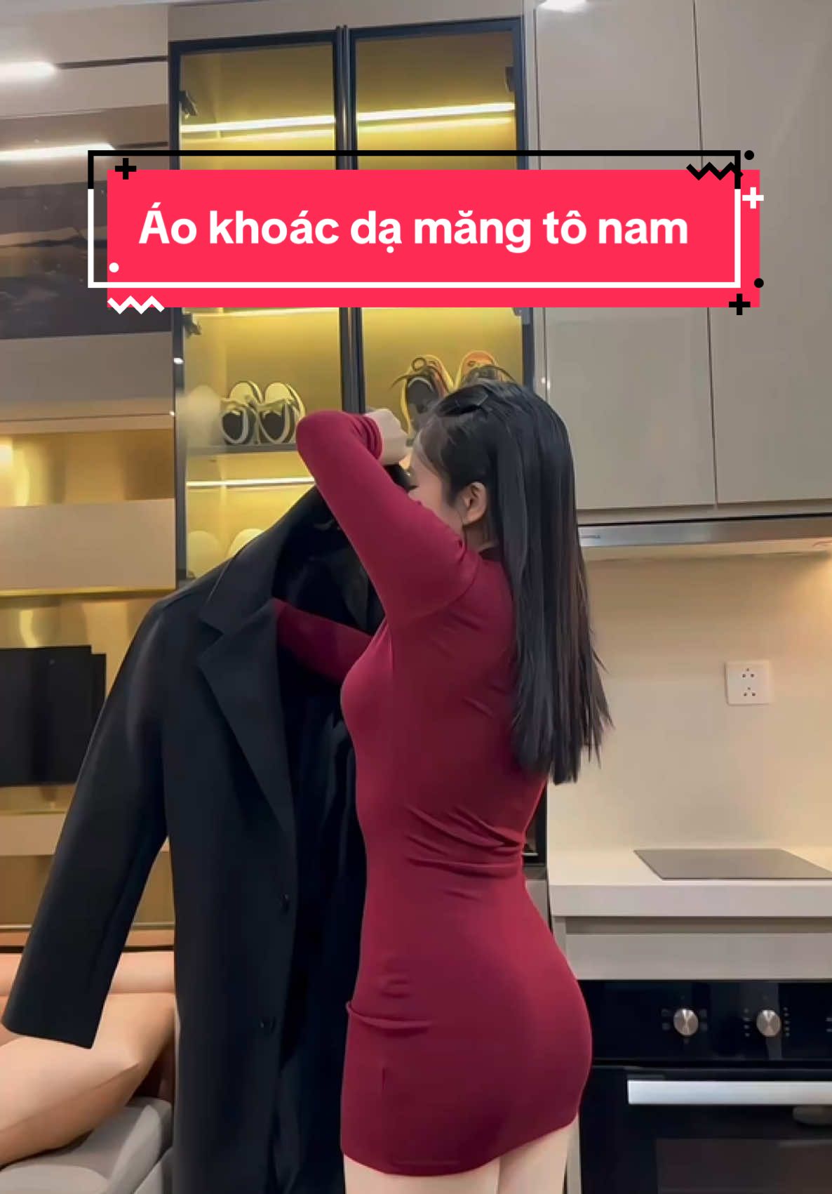 Áo khoác dạ măng tô nam