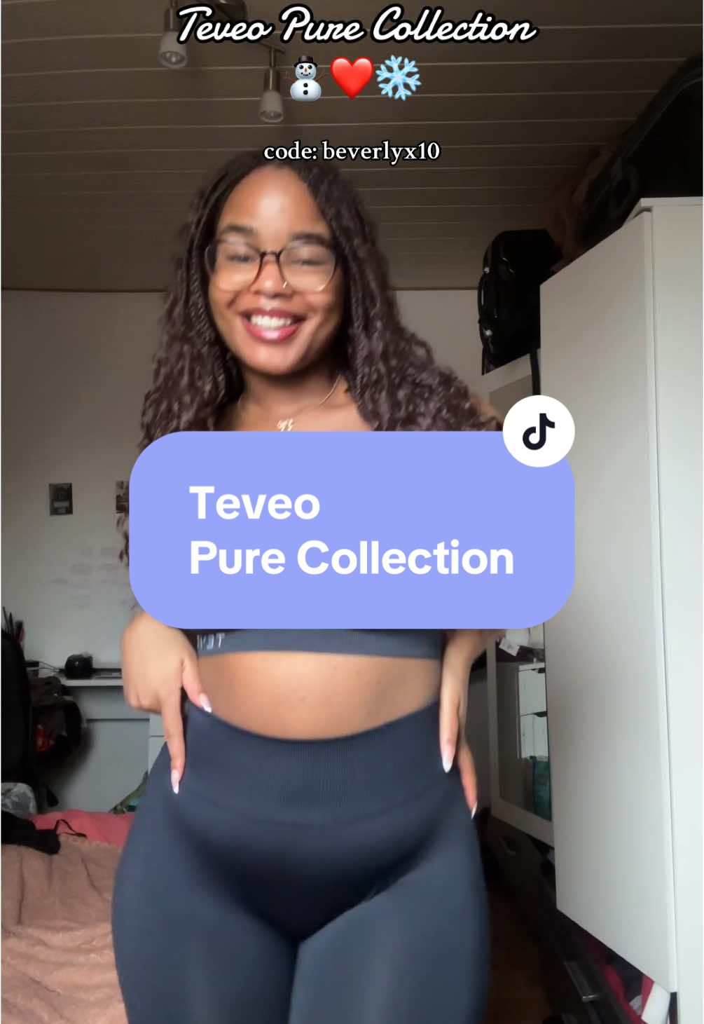 Code: beverlyx10 Die neuen farben der @Teveo Pure Collection❄️⛄️💙 launch: sonntag um 11uhr🥰 |Anzeige #teveowomen#purecollection#gymset#teveofarben#bodypositivity