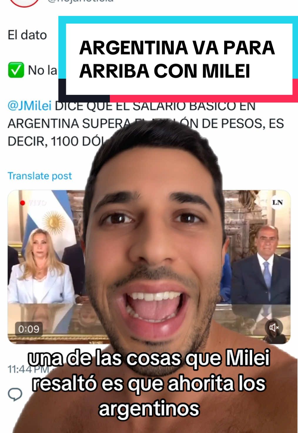 ARGENTINA 🇦🇷 VA PARA ARRIBA CON MILEI #venezolanos #venezolanosenargentina #venezolanosenbrasil🇻🇪🇧🇷 #foryoupage #viral #foryou #finanzas 