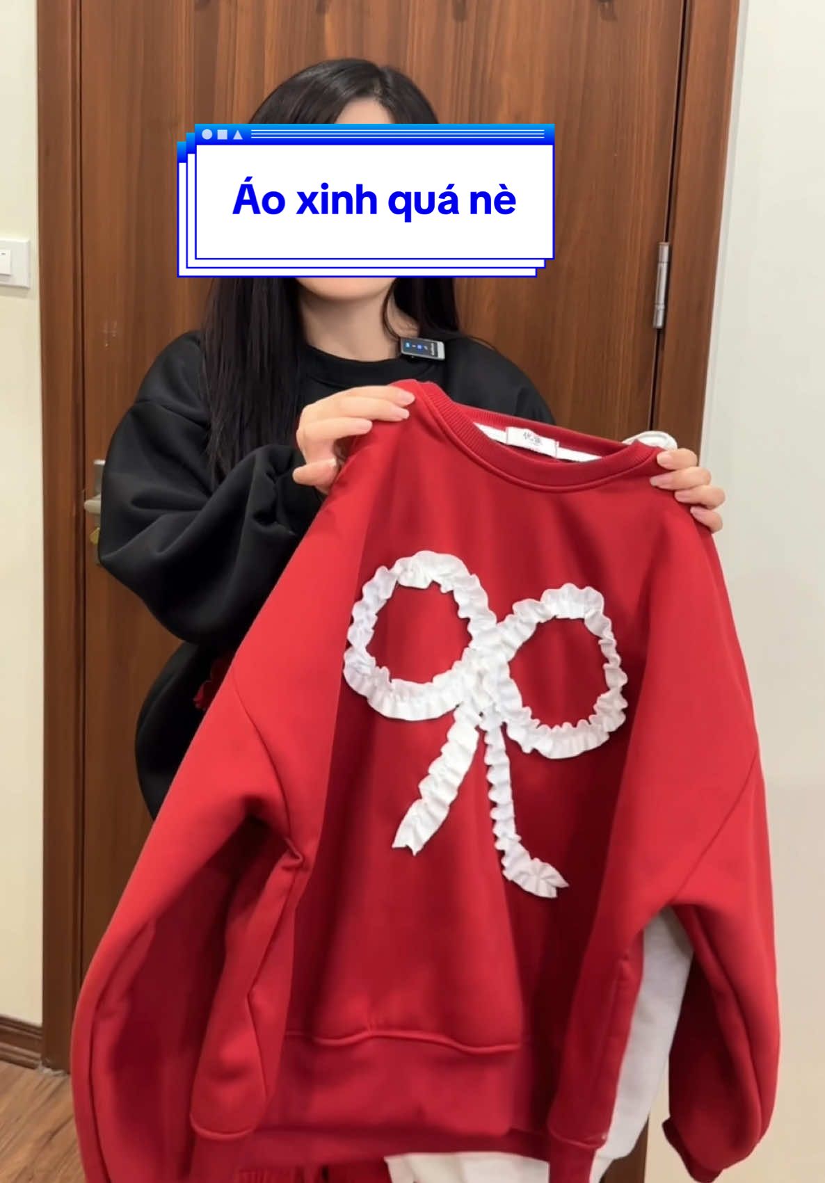 Áo xinh quá nè #xuhuong #thoitrangnu #aohoodie #noel 