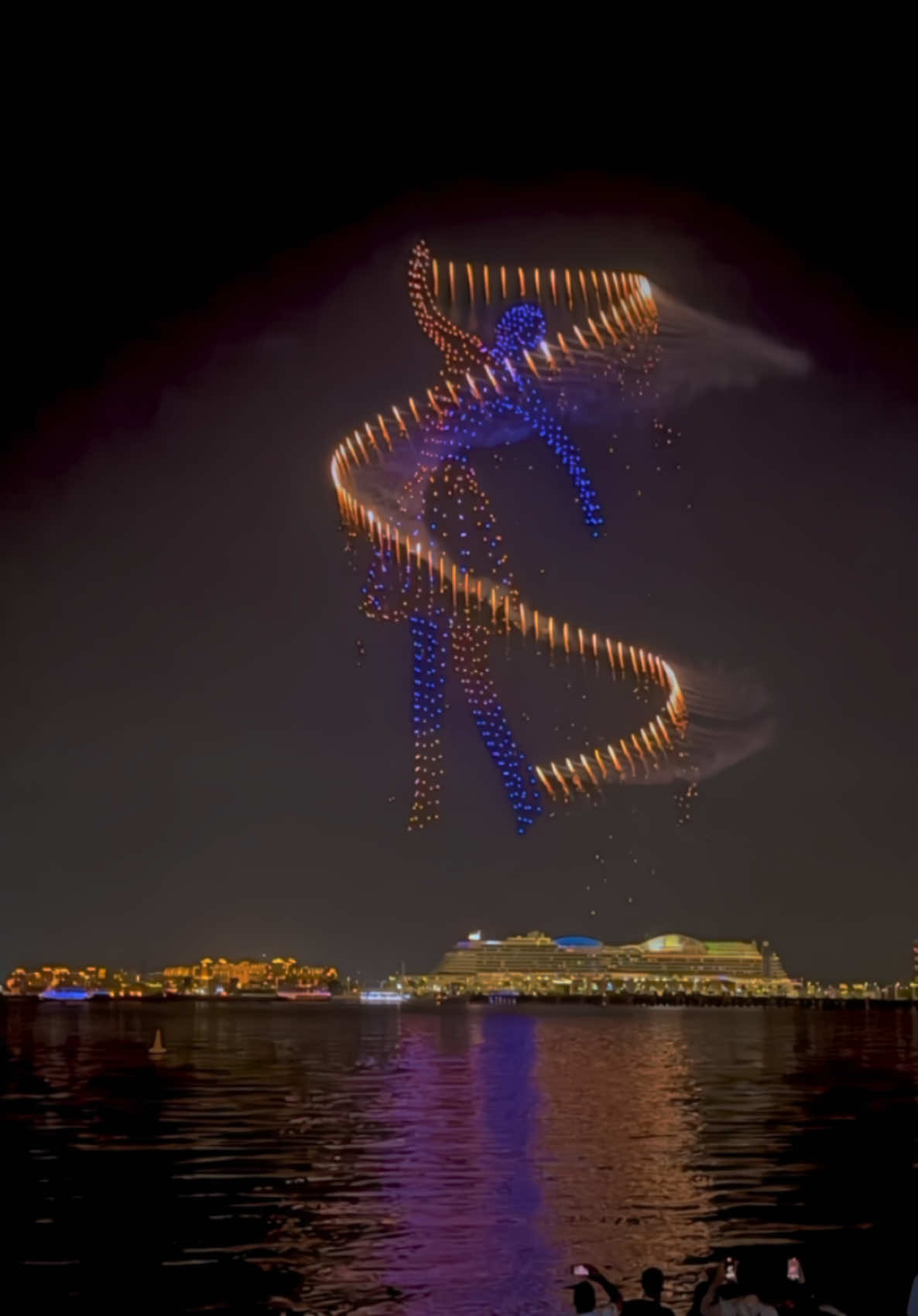 Fireworks Drone 🤩  #dubai #dubaitiktok #fyp 