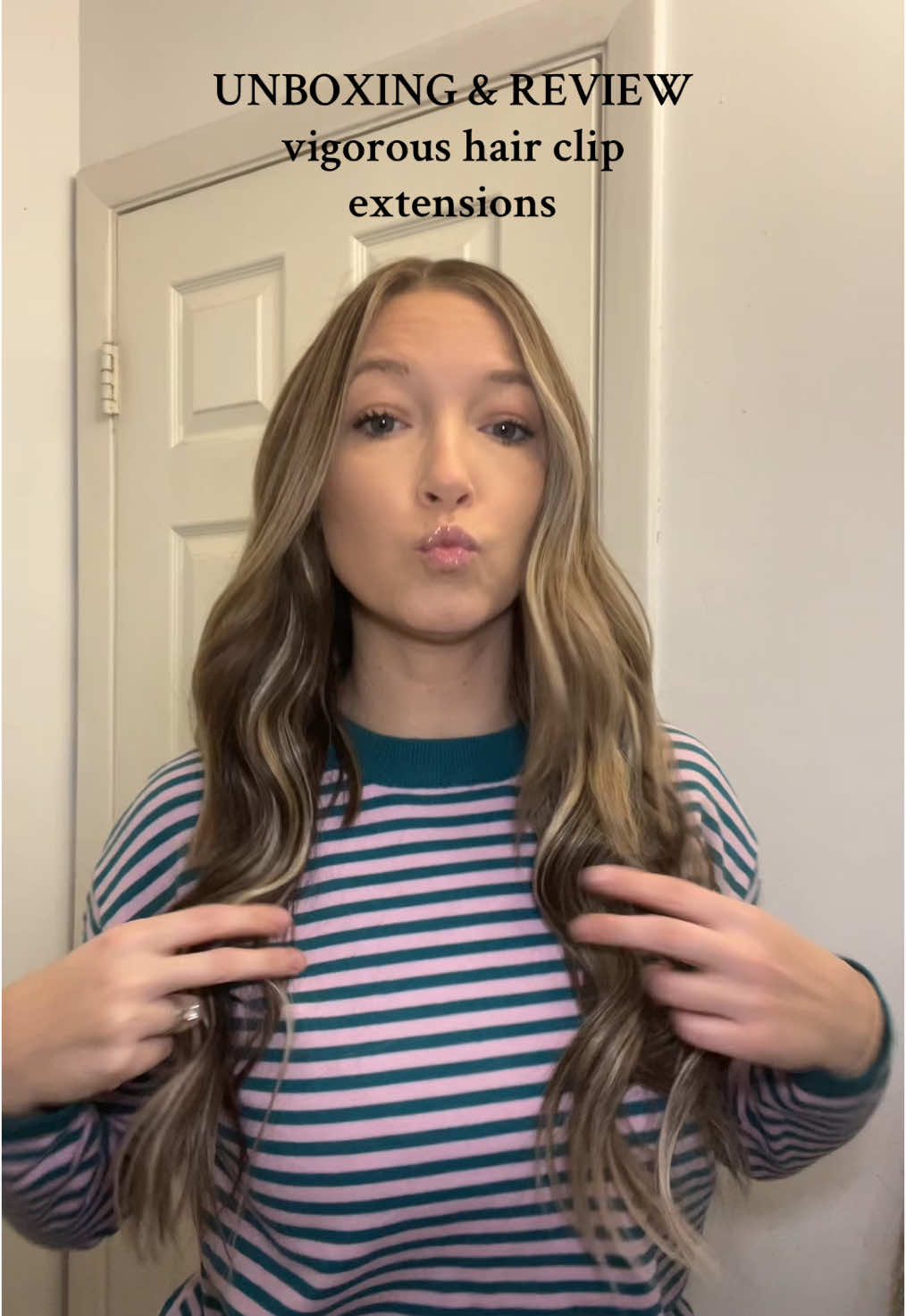 I welcome any tips and tricks from my hair girlies!! 🤎 #vigorousbeauty #vigoroushairextension #hairextensions #clipinhairextensions #hair #longhair #newhair #hairtransformation #review #honestreview #unboxing #fyp 