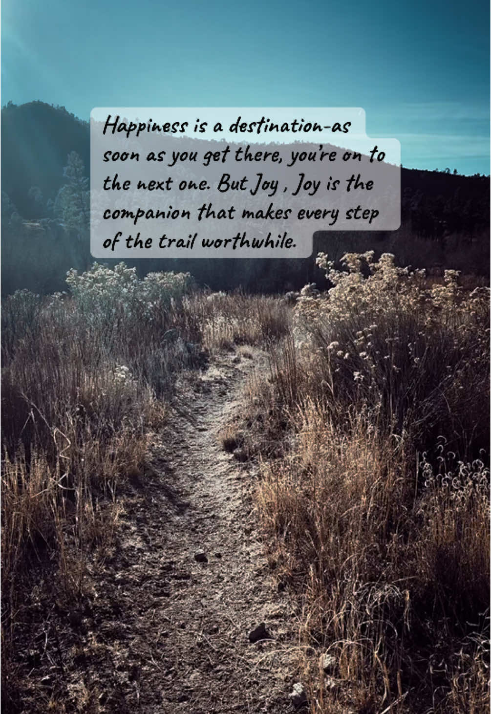 Joy isnt an emotion, its an attitude that helps us enjoy the journey because we know whatever we are facing now is nothing compared to where we are going.  Faith lets us know there is something really great ahead for us! “For his anger lasts only a moment, but his favor lasts a lifetime! Weeping may last through the night, but joy comes with the morning.” ‭‭Psalms‬ ‭30‬:‭5‬ ‭NLT‬‬ #christiantiktok #verseoftheday #dailydevotional #joyful #ranchlife #exploreoutdoors #westernlifestyle 