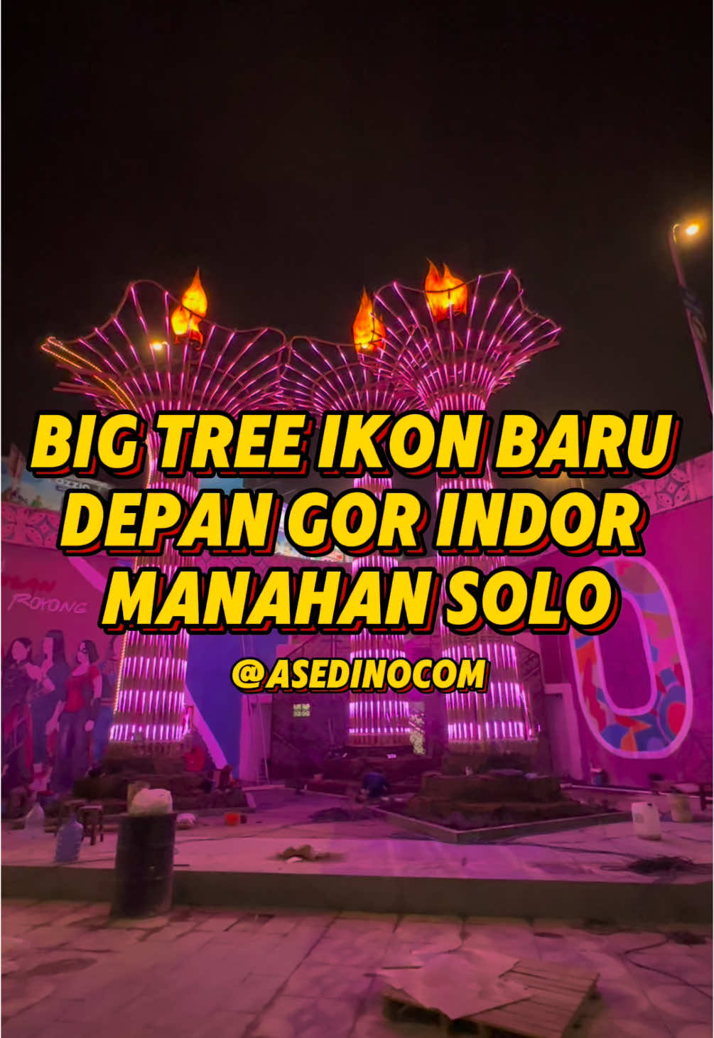 Big Tree Ikon Baru Depan Gor Indor Manahan Solo … #surakarta #kotasolo #surakarta24jam #surakartans #wisatasolo #exploresolo #jatenghits #explorejateng 