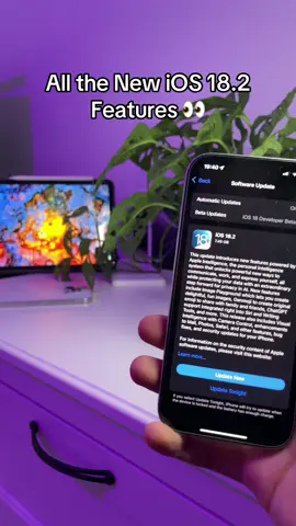Here are all the NEW iOS 18.2 Features - Which one is your favourite? 👌 #apple #techtok #fyp #tech #newios #ios18 #appleintelligence #newtrick 