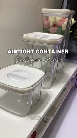 180 pesos tapos tatlong airtight container na? 😳 #airtightcontainer #organizers #Home #kitchenware 